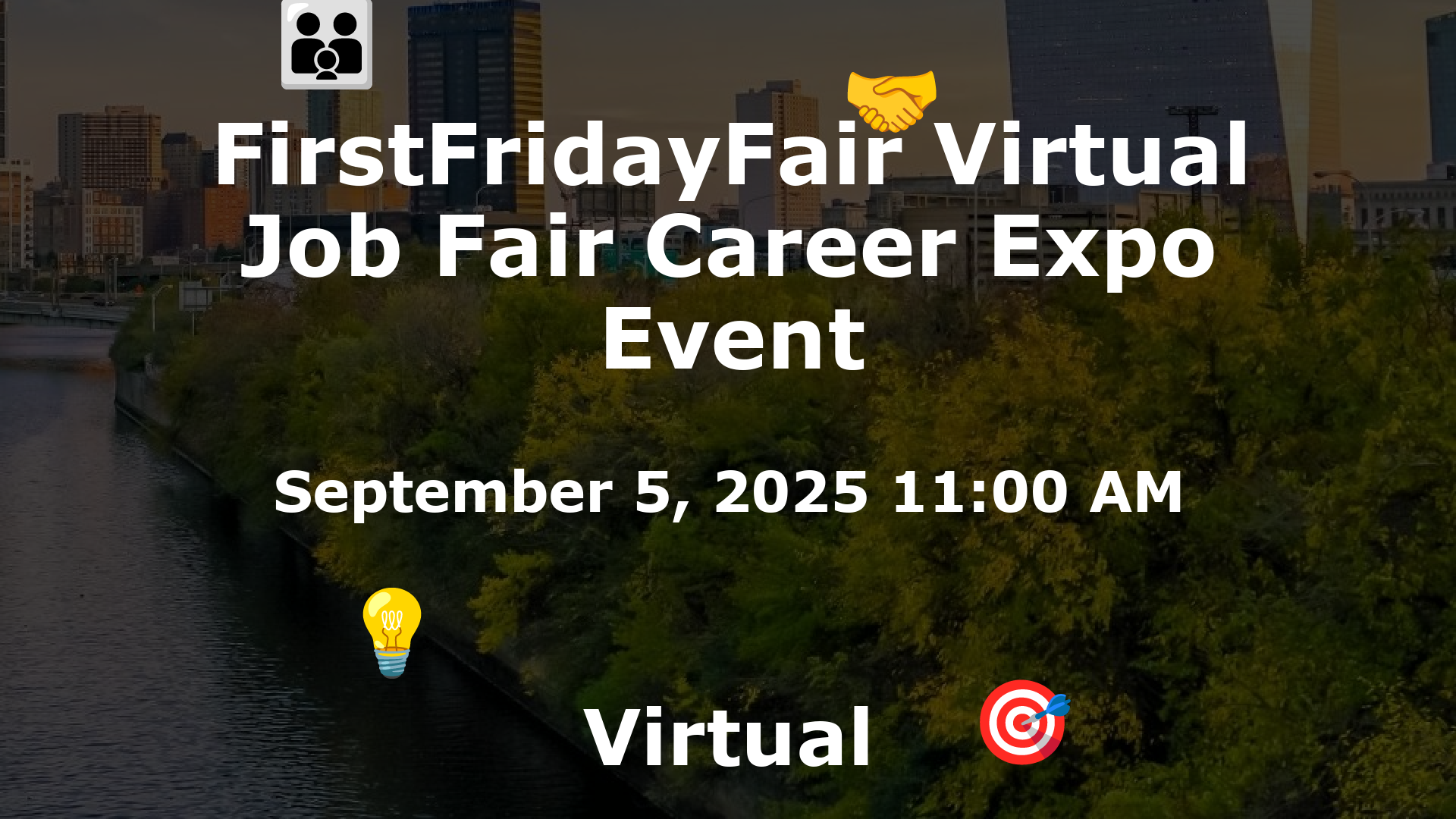 FirstFridayFair Virtual Job Fair Career Expo Event event image